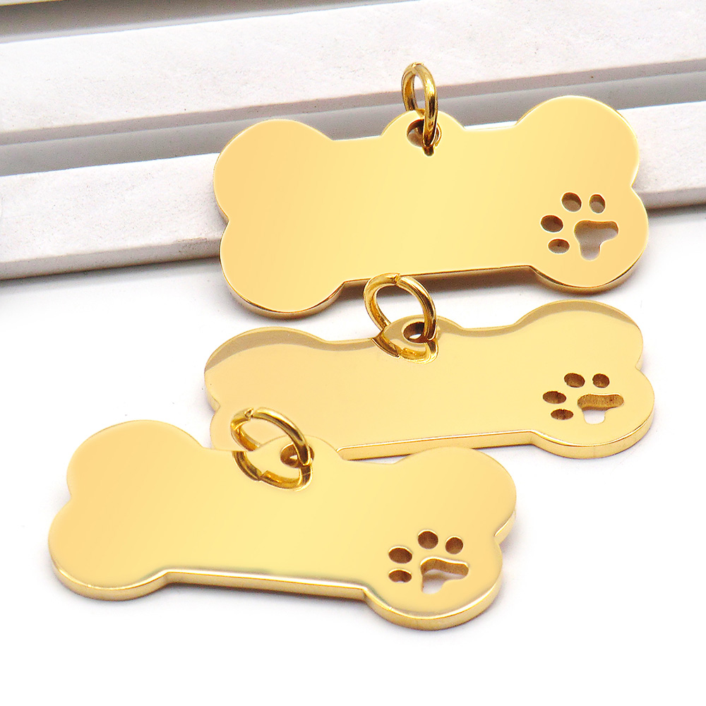 Bộ 100 Dây Thép Không Gỉ Xương - đánh giá và giá Reflective Dog Collar Personalized Engraved