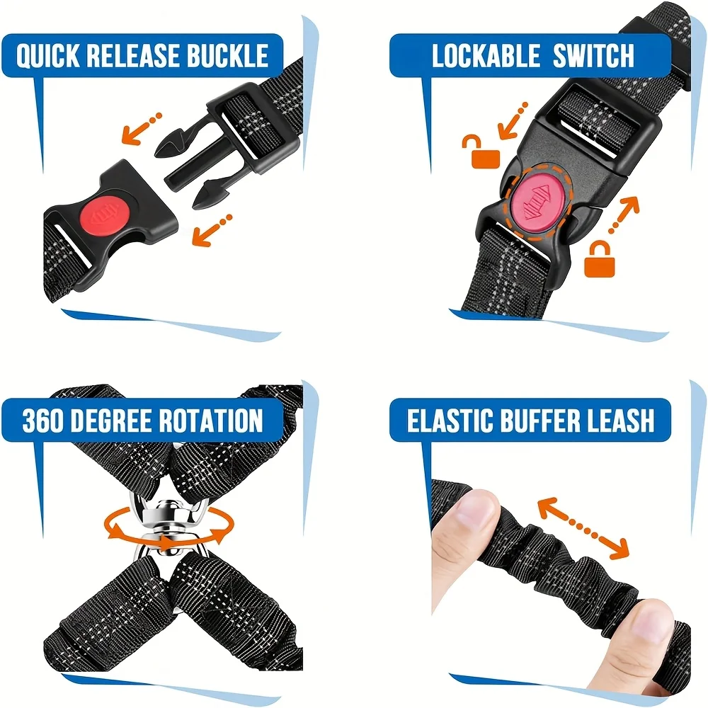 Dog Seat Belt for Car,Dog Car  - đánh giá và giá Dog Seat Belt Harness Safety Tether