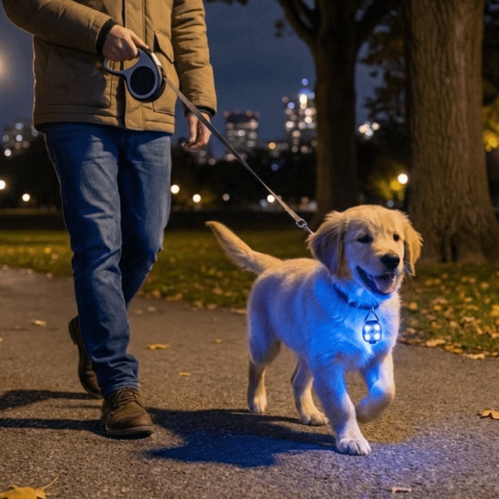 USB Rechargeable LED Pet Colla - đánh giá và giá Led Dog Collar Glowing Rechargeable Usb