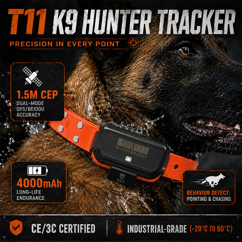 T11 4G GPS Dog Tracker Hunting - đánh giá và giá Dog Gps Tracker Collar 4G Waterproof