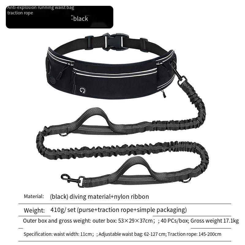Hands Free Dog Leash for Runni - đánh giá và giá Hands Free Dog Running Leash Waist Belt