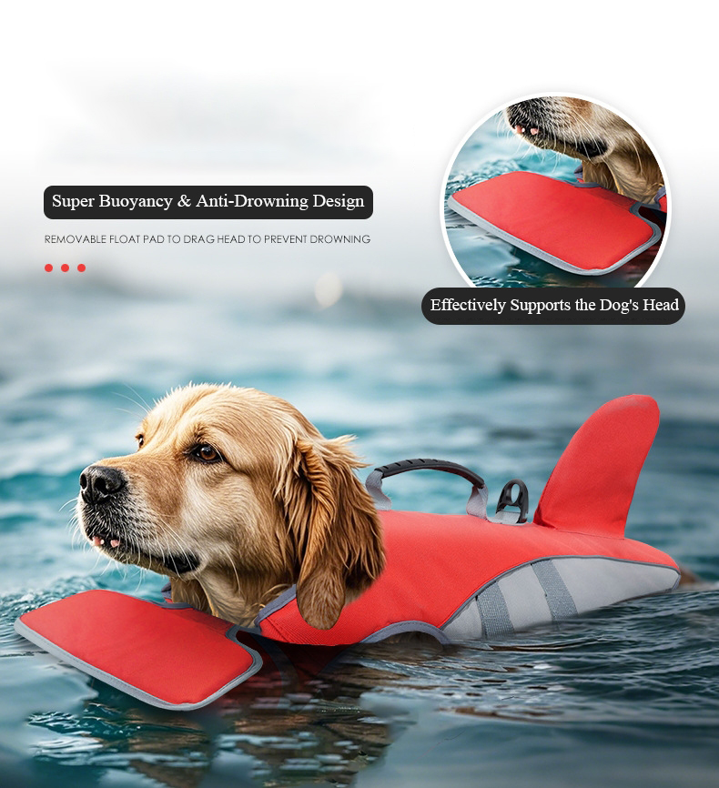 Lifevest for Dogs Medium Dogs  - đánh giá và giá Dog Life Jacket Vest Buoyancy Handle