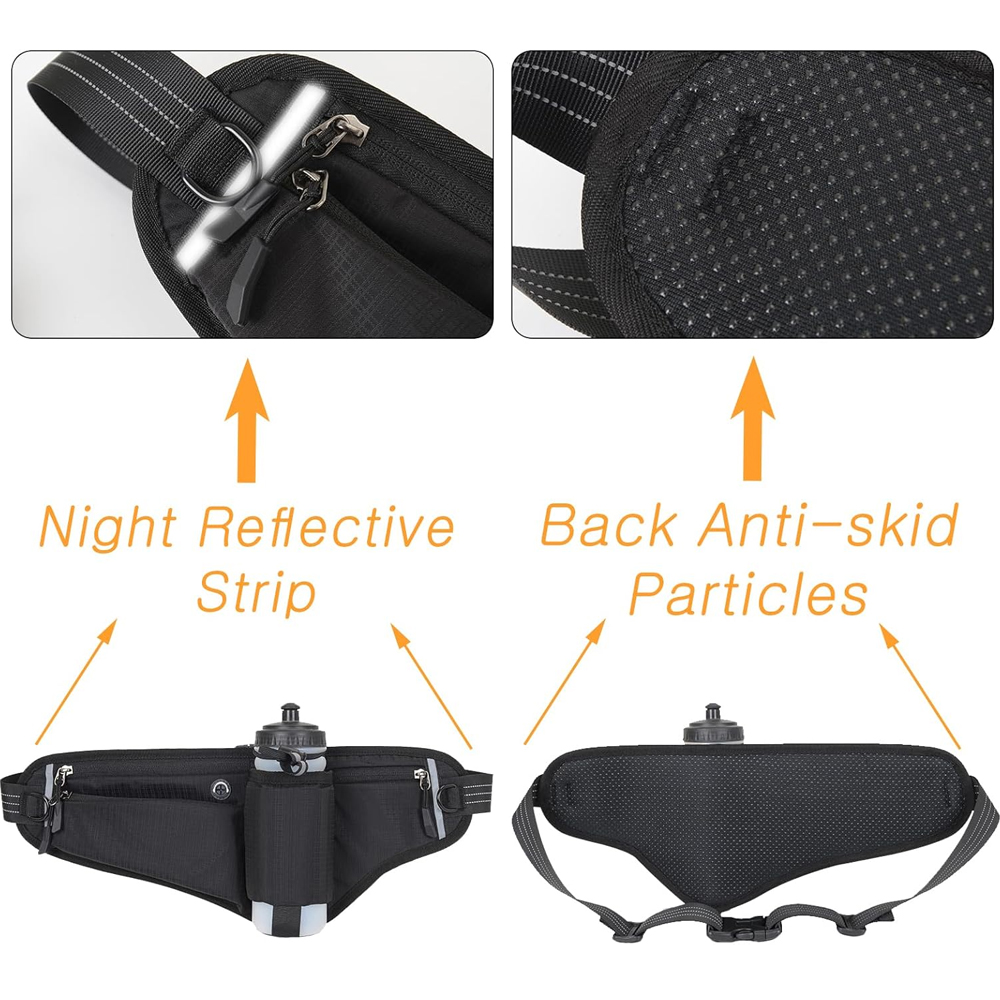 1PCS Fanny Pack with Water Bot - đánh giá và giá Hands Free Dog Running Leash Waist Belt