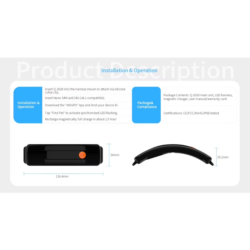 Qcool Respiratory Rate Monitor - đánh giá và giá Pet Activity Health Monitor Tracker