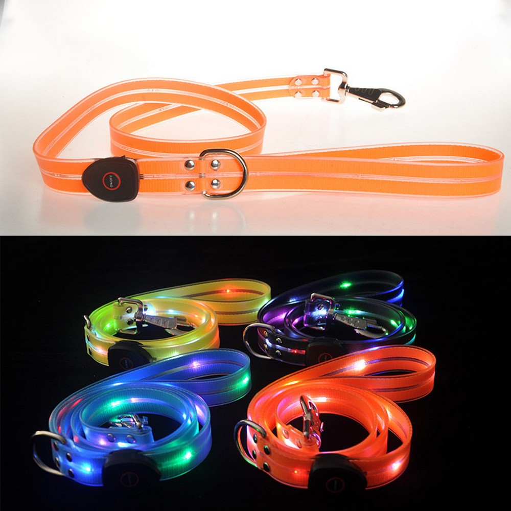 Cho Thú Cưng Chó Đèn LED Lên D - đánh giá và giá Led Dog Collar Glowing Rechargeable Usb