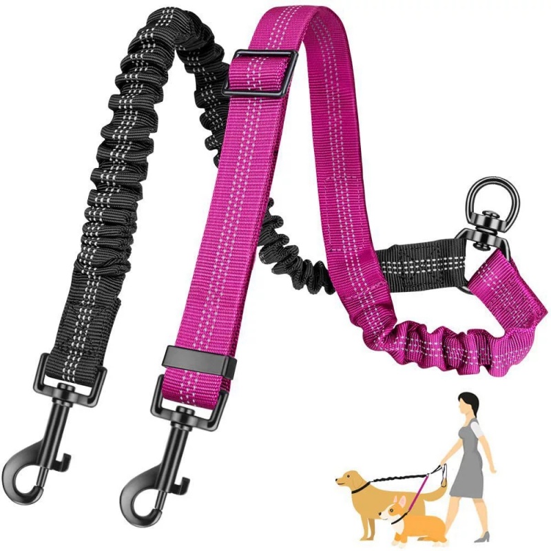 1PC Length 20CM Dual Dog Leash - đánh giá và giá Bungee Dog Leash Shock Absorbing